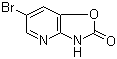 结构式 CAS# 21594-52-5, 6-溴-3H-恶唑并[4,5-b]吡啶-2-酮