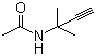 3-Acetamido-3-methyl-1-butyne molecular structure (CAS 21604-47-7)