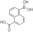 5-Borono-1-naphthalenecarboxylic acid molecular structure (CAS 216060-11-6)