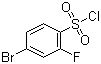 4-溴-2-氟苯磺酰氯分子结构 (CAS 216159-03-4)