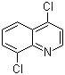 结构式 CAS# 21617-12-9, 4,8-二氯喹啉