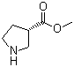 structure of CAS# 216311-60-3, Methyl (3S)-pyrrolidine-3-carboxylate;(3S)-3-Pyrrolidinecarboxylic acid methyl ester