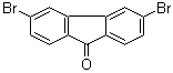 结构式 CAS# 216312-73-1, 3,6-二溴-9-芴酮