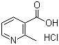2-Methylnicotinic acid hydrochloride molecular structure (CAS 21636-09-9)