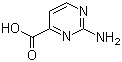 2-Aminopyrimidine-4-carboxylic acid molecular structure (CAS 2164-65-0)