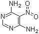 4,6-二氨基-5-硝基嘧啶分子结构 (CAS 2164-84-3)
