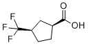 (1S,3R)-3-(Trifluoromethyl)cyclopentane-1-carboxylic acid molecular structure (CAS 2165443-77-4)