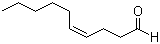 structure of CAS# 21662-09-9, (Z)-4-Decenal;4-cis-Decenal; cis-4-Decenal