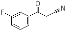 结构式 CAS# 21667-61-8, 3-氟苯甲酰乙腈