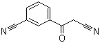 结构式 CAS# 21667-63-0, 3-氰基苯甲酰基乙腈