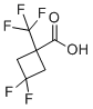 3,3-Difluoro-1-(trifluoromethyl)cyclobutane-1-carboxylic acid molecular structure (CAS 2167095-52-3)