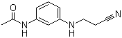 3-(N-Cyanoethyl)aminoacetanilide molecular structure (CAS 21678-63-7)