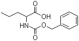 structure of CAS# 21691-44-1, N-Cbz-DL-norvaline;N-Carbobenzoxy-DL-norvaline