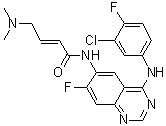 (2E)-N-[4-[(3-Chloro-4-fluorophenyl)amino]-7-fluoro-6-quinazolinyl]-4-(dimethylamino)-2-butenamide molecular structure (CAS 2170273-17-1)