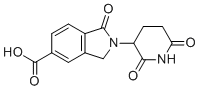 2-(2,6-dioxopiperidin-3-yl)-1-oxo-2,3-dihydro-1H-isoindole-5-carboxylic acid molecular structure (CAS 2171780-01-9)