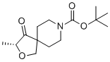 1,1-Dimethylethyl (3R)-3-methyl-4-oxo-2-oxa-8-azaspiro[4.5]decane-8-carboxylate molecular structure (CAS 2172654-73-6)