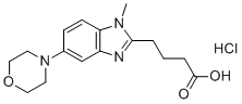 Bendamustine Ether Impurity (HCl) molecular structure (CAS 2173004-95-8)