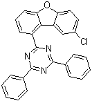 2-(8-Chloro-1-dibenzofuranyl)-4,6-diphenyl-1,3,5-triazine molecular structure (CAS 2173554-85-1)