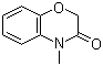 4-Methyl-2H-1,4-benzoxazin-3(4H)-one molecular structure (CAS 21744-84-3)