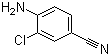 结构式 CAS# 21803-75-8, 4-氨基-3-氯苯甲腈; 4-氨基-3-氯苯腈