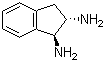 (1S,2S)-2,3-二氢-1H-茚-1,2-二胺分子结构 (CAS 218151-47-4)