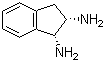 (1R,2S)-2,3-Dihydro-1H-indene-1,2-diamine molecular structure (CAS 218151-57-6)