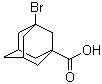 3-Bromoadamantane-1-carboxylic acid molecular structure (CAS 21816-08-0)