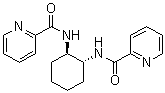 结构式 CAS# 218290-24-5, 反式-1,2-双(2-吡啶甲酰氨基)环己烷