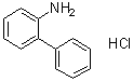 结构式 CAS# 2185-92-4, 2-苯基苯胺盐酸盐