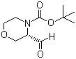 (S)-N-Boc-3-morpholinecarbaldehyde molecular structure (CAS 218594-01-5)