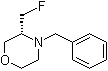 (3R)-3-(Fluoromethyl)-4-(phenylmethyl)morpholine molecular structure (CAS 218594-80-0)