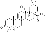 3,12-Dioxoolean-9(11)-en-28-oic acid methyl ester molecular structure (CAS 218600-50-1)