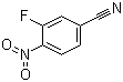 结构式 CAS# 218632-01-0, 3-氟-4-硝基苯腈; 3-氟-4-硝基苯甲腈