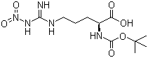 N-Boc-N'-硝基-L-精氨酸分子结构 (CAS 2188-18-3)
