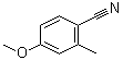 4-Methoxy-2-methylbenzonitrile molecular structure (CAS 21883-13-6)