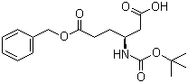 Boc-L-beta-homoglutamic acid 6-benzyl ester molecular structure (CAS 218943-30-7)