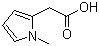 结构式 CAS# 21898-59-9, 1-甲基吡咯-2-乙酸
