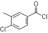 structure of CAS# 21900-24-3, 4-Chloro-3-methylbenzoyl chloride;3-Methyl-4-chlorobenzoyl chloride
