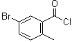 5-Bromo-2-methylbenzoyl chloride molecular structure (CAS 21900-41-4)