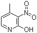 结构式 CAS# 21901-18-8, 2-羟基-3-硝基-4-甲基吡啶