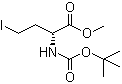 (2R)-2-[[(1,1-Dimethylethoxy)carbonyl]amino]-4-iodobutanoic acid methyl ester molecular structure (CAS 219752-75-7)