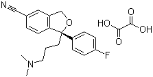 structure of CAS# 219861-53-7, (R)-Citalopram oxalate