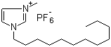 1-十二烷基-3-甲基咪唑鎓六氟磷酸盐分子结构 (CAS 219947-93-0)