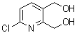 结构式 CAS# 220001-93-4, 6-氯-2,3-吡啶二甲醇