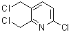 6-Chloro-2,3-bis(chloromethyl)pyridine molecular structure (CAS 220001-94-5)