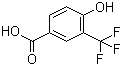 4-羟基-3-三氟甲基苯甲酸分子结构 (CAS 220239-68-9)