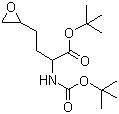 tert-Butyl 2-(tert-butoxycarbonylamino)-4-(oxiran-2-yl)butanoate molecular structure (CAS 220243-56-1)
