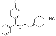 1-[2-[(S)-(4-Chlorophenyl)phenylmethoxy]ethyl]piperidine hydrochloride molecular structure (CAS 220282-83-7)