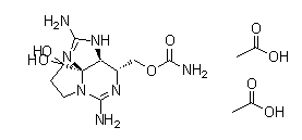 石房蛤毒素二乙酸盐分子结构 (CAS 220355-66-8)