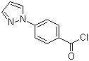 4-(1H-Pyrazol-1-yl)benzoyl chloride molecular structure (CAS 220461-83-6)